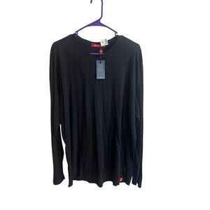 AGAVE NWT Men's Conductor Longsleeve Shirt Navy Blue Sz XL Cotton Blend